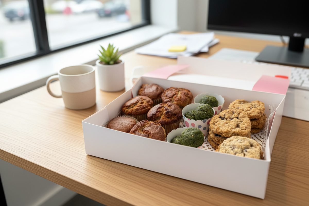 Monthly Box of Baking in Office Setting